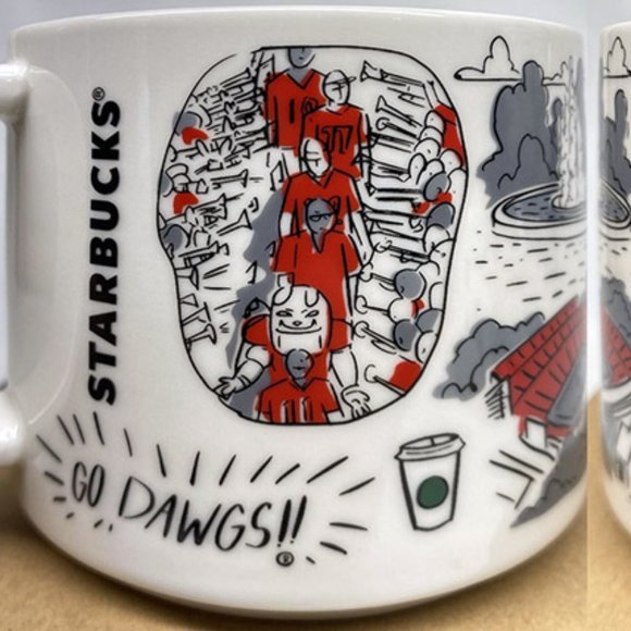 New Starbucks University of Georgia UGA Bulldogs Been There Series 14 oz mug - Picture 5 of 6